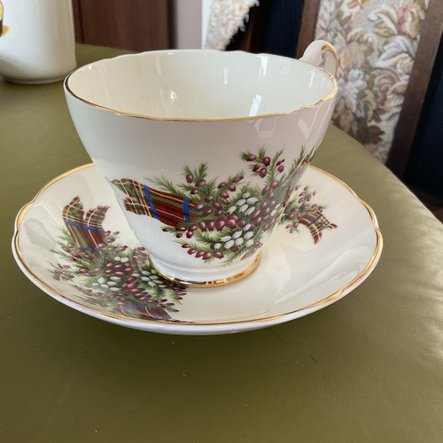 Vintage bone china argyle - china, cup