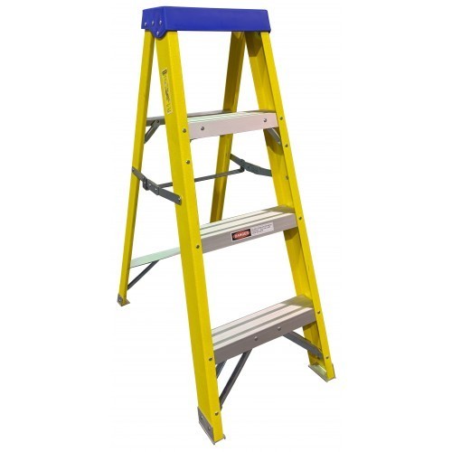 Fibreglass step ladders 4 - -,