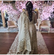 Pakistani /indian White & Gold