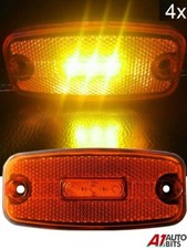 4x 3 led Orange Amber Side