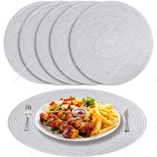 Set of 6 Placemats Round Table