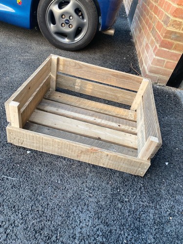 Reclaimed wooden dog bed - reclaimed,