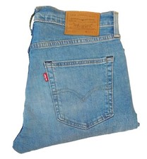 LEVIS 512 Jeans Men's Slim Taper Fit Light Blue Pelican Rust Stretch Denim Gift