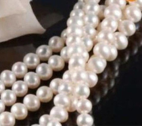 Natural 8mm akoya white - natural,