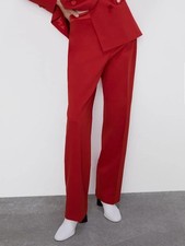 Zara Red Trousers With