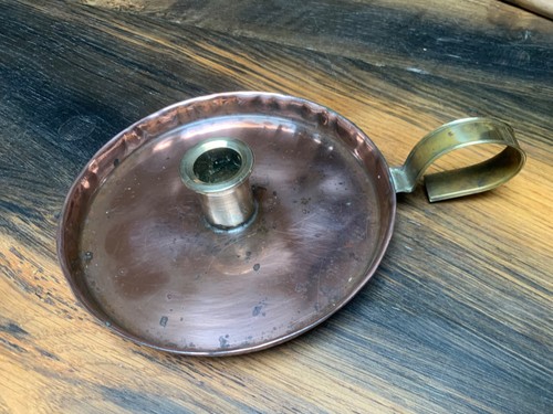 Vintage copper brass chamber - vintage,