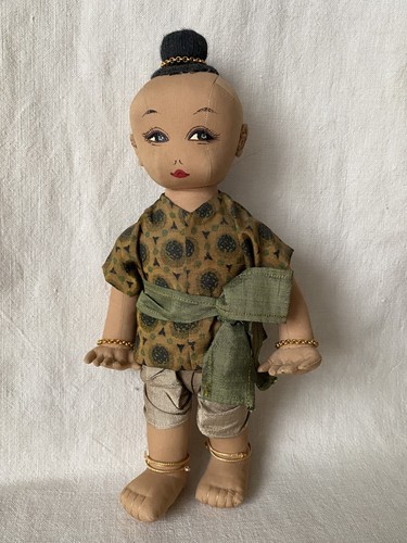 Antique thai boy doll - thai,