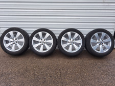 VAUXHALL ASTRA J MK6 GTC PETROL ONLY 18 INCH ALLOY WHEELS 3 GOOD TYRES 235/50R18