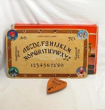 Vintage Hasko Mystic Tray Ouija Board With Mystic Hand Planchette & Box W939
