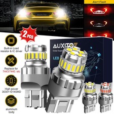 2x AUXITO 7443 LED Brake light Bulbs Reverse Light Parking lamp DRL Super Bright