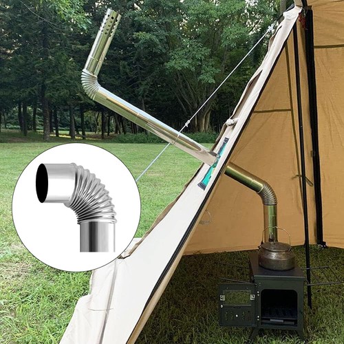 Tent stove chimney - 2x,