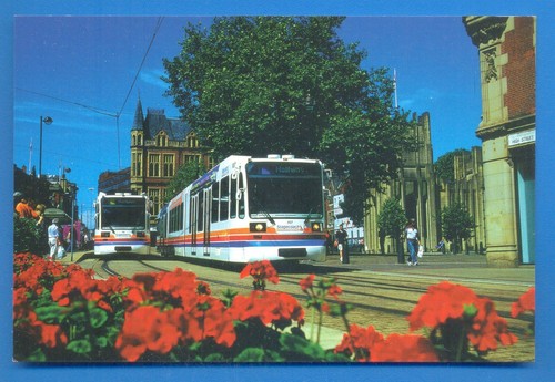 Sheffield tram 107 church - tram,