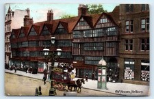 POSTCARD OLD HOUSES HOLBORN -