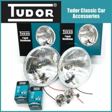 Pair Tudor 7"  H4 Sealed Beam