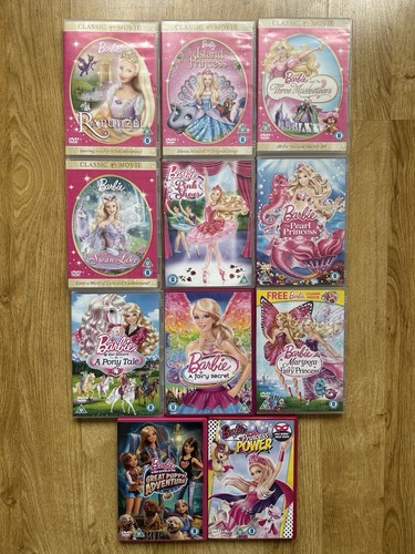 Barbie dvd bundle x11 - barbie,