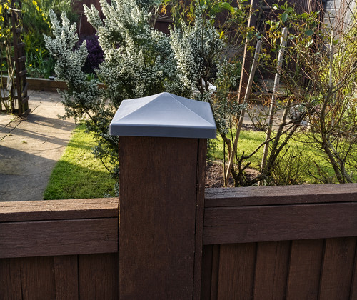 Fence caps fit post x - ,