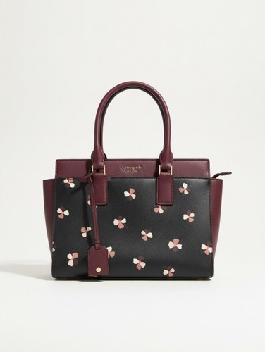 Kate spade black and - spade, burgundy