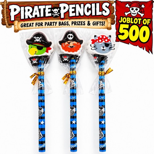 Joblot 500 pirate pencils - joblot,
