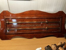 Antique Wood And Brass Wall