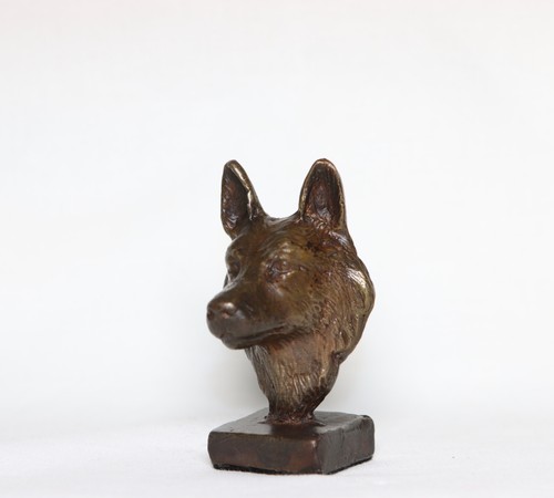 German shepherd head solid - german,
