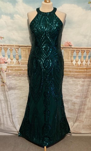 Maxi evening dress - dress, green