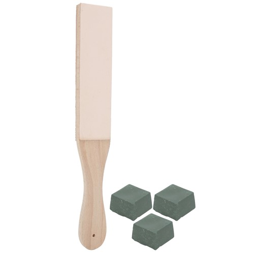 Paddle leather sided strop - leather,