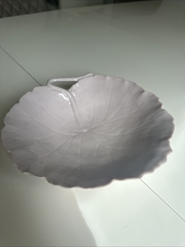 Antique limoges porcelain leaf - antique,