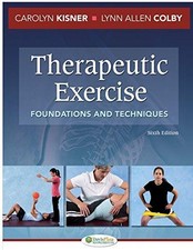Therapeutic Exercise: Foundations and Techniques... - Carolyn Kisner