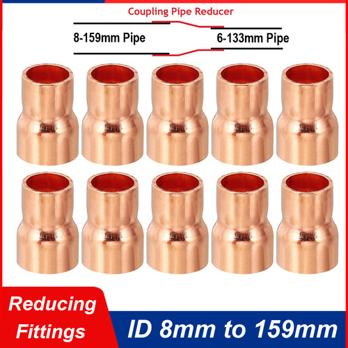 End feed pipe reducer coupling - end,