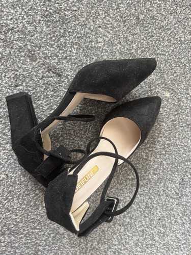 Heel black suede - 23/4,