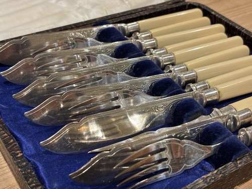 Vintage fish knives and - vintage,