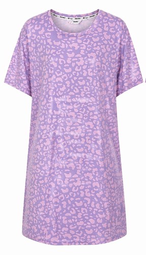 Pink lilac leopard print - pink,
