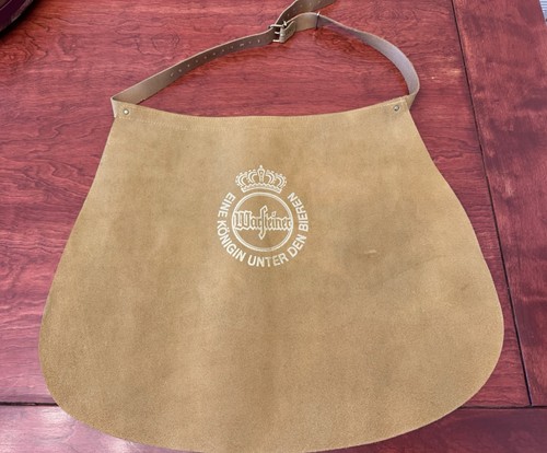 Vintage warsteiner beer suede - vintage,