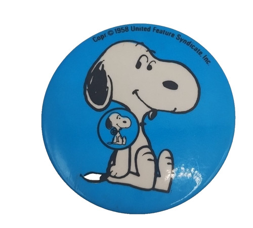 Snoopy badge peanuts - badge,