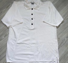 Vintage Stone Island Polo, Medium, White, Sold As Seen
