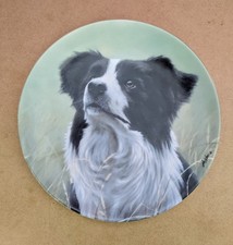 Royal Worcester / Danbury Mint  'Border Collie' Series Plate - Yours Faithfully