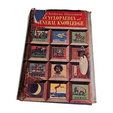 Childrens Illustrated Encyclopedia General Knowledge Odhams Vintage Hardback...