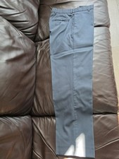 Men's  Trousers Light Blue Smart Trousers, Regular Fit Size: 32 shorts leg