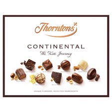 Thorntons Continental, Father's Day Chocolate Gift, Unique Flavours Milk, White,
