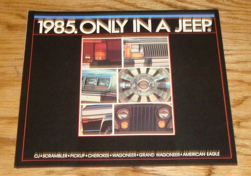 Original 1985 jeep full line - 1985,
