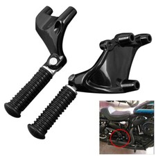 Rear Passenger Foot Pegs Pedal Mount For Harley Sportster XL883 1200 2014-2020
