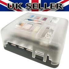 6 Way Blade Fuse Box Block &