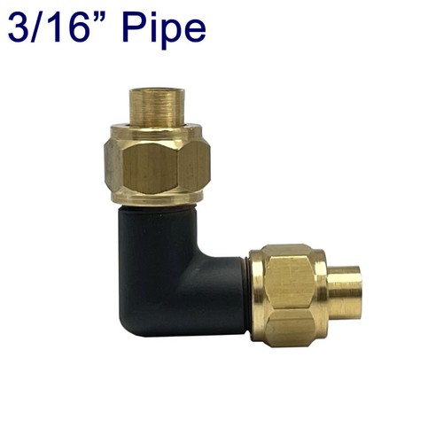 Live steam fittings pipe - 3/16",