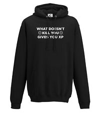 D&D What Doesn't Kill You Gives You XP Hoodie Geeky Gift All Sizes Adults & Kids