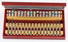 17x Pro Screwdrivers Hardened Blades Watch Repair Watchmakers 0.5-3mm Wood Box