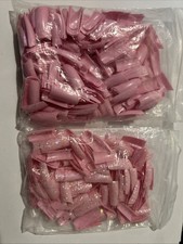 Acrylic Nail Tip Bundle Pink And Pink Glittery Job Lot