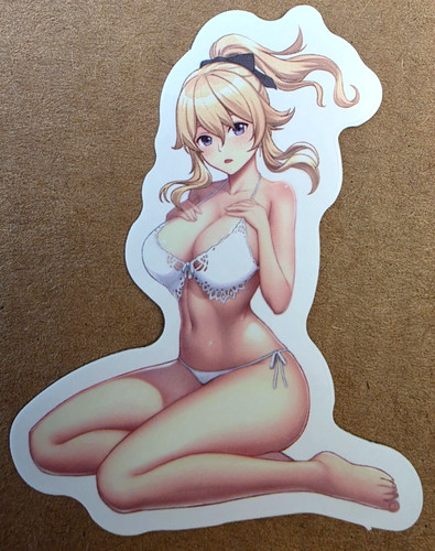 Waifu sticker girl summer - sticker,
