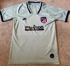 Atletico Madrid 2019/20 Third Shirt Blue Small Mens