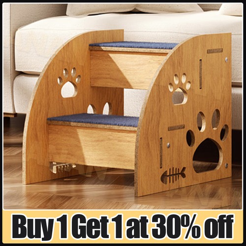 Pet ladder step wooden - 2/3,
