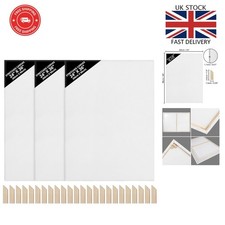 High-Quality Pre-Stretched Canvas 60x90cm Set of 3 - Perfect for All Levels